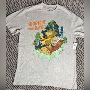 Disney Tiana’s Bayou Adventure Gray Graphic T-Shirt